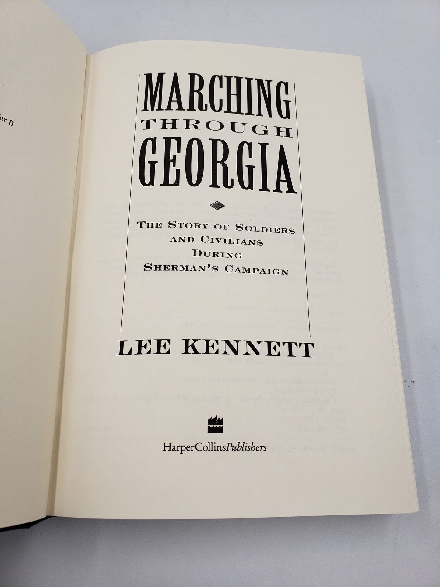 Marching Through Georgia: The Story of Soldiers and Civilians During Sherman's Campaign