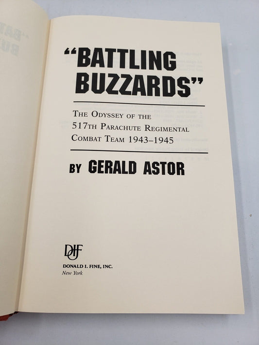 "Battling Buzzards": The Odyssey of the 517th Parachute Regimental Combat Team 1943-1945