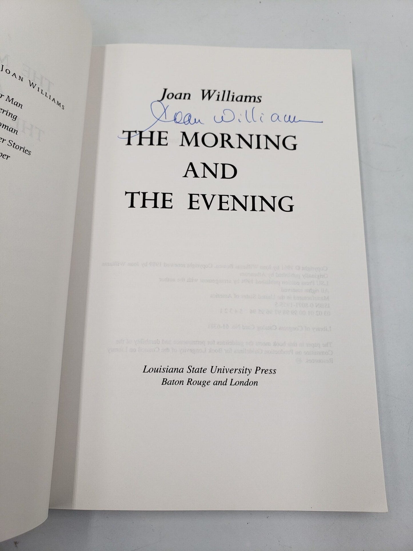 The Morning And The Evening