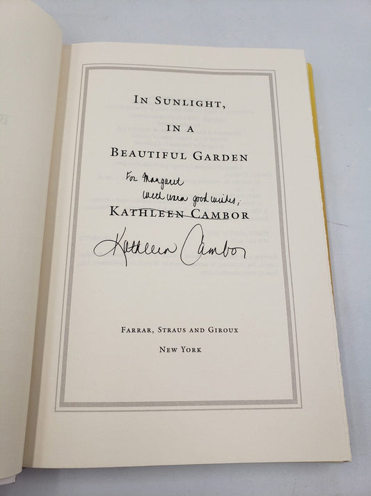 In Sunlight, in a Beautiful Garden: A Novel