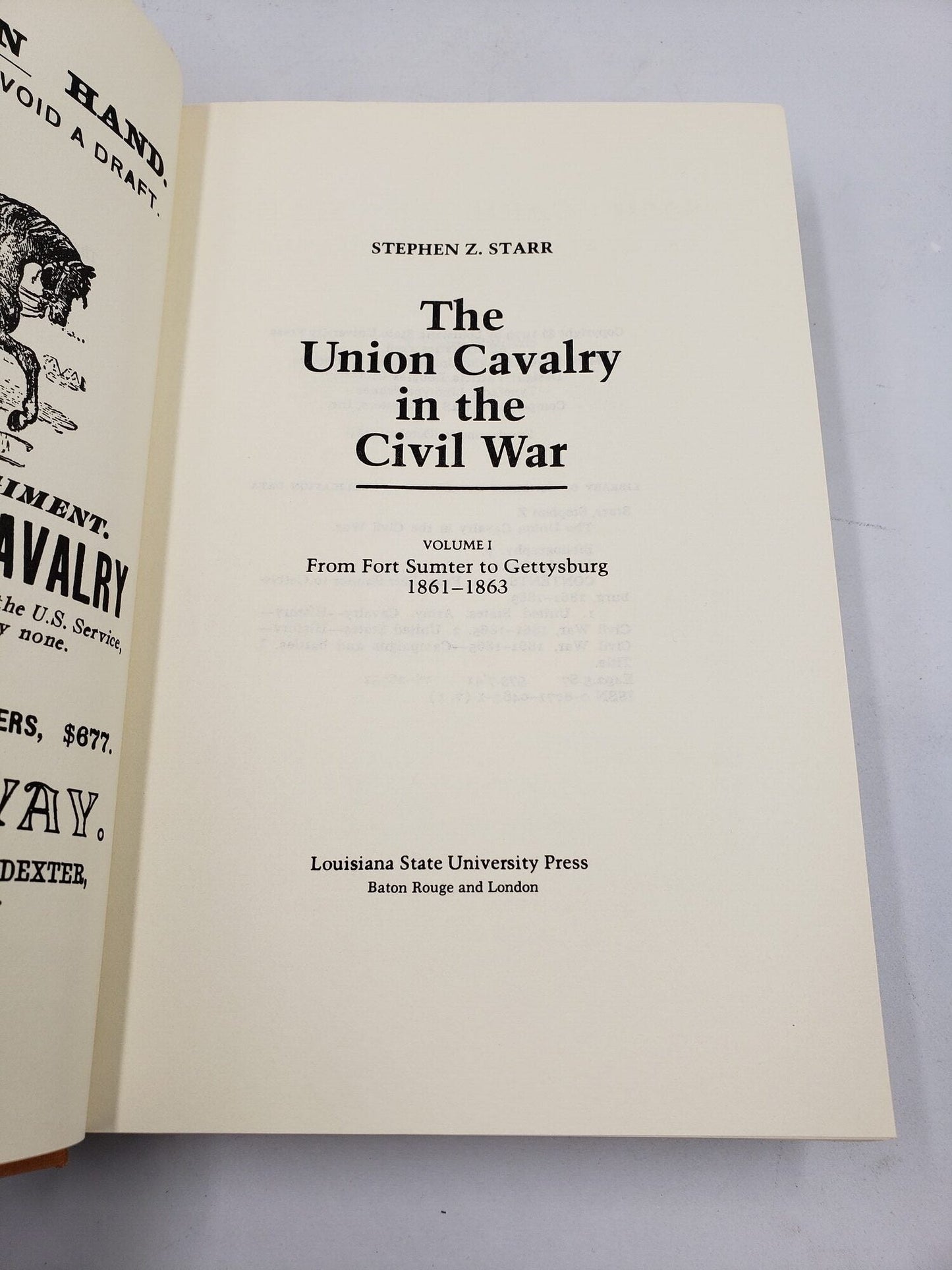 The Union Cavalry In The Civil War (3 Volume Set)