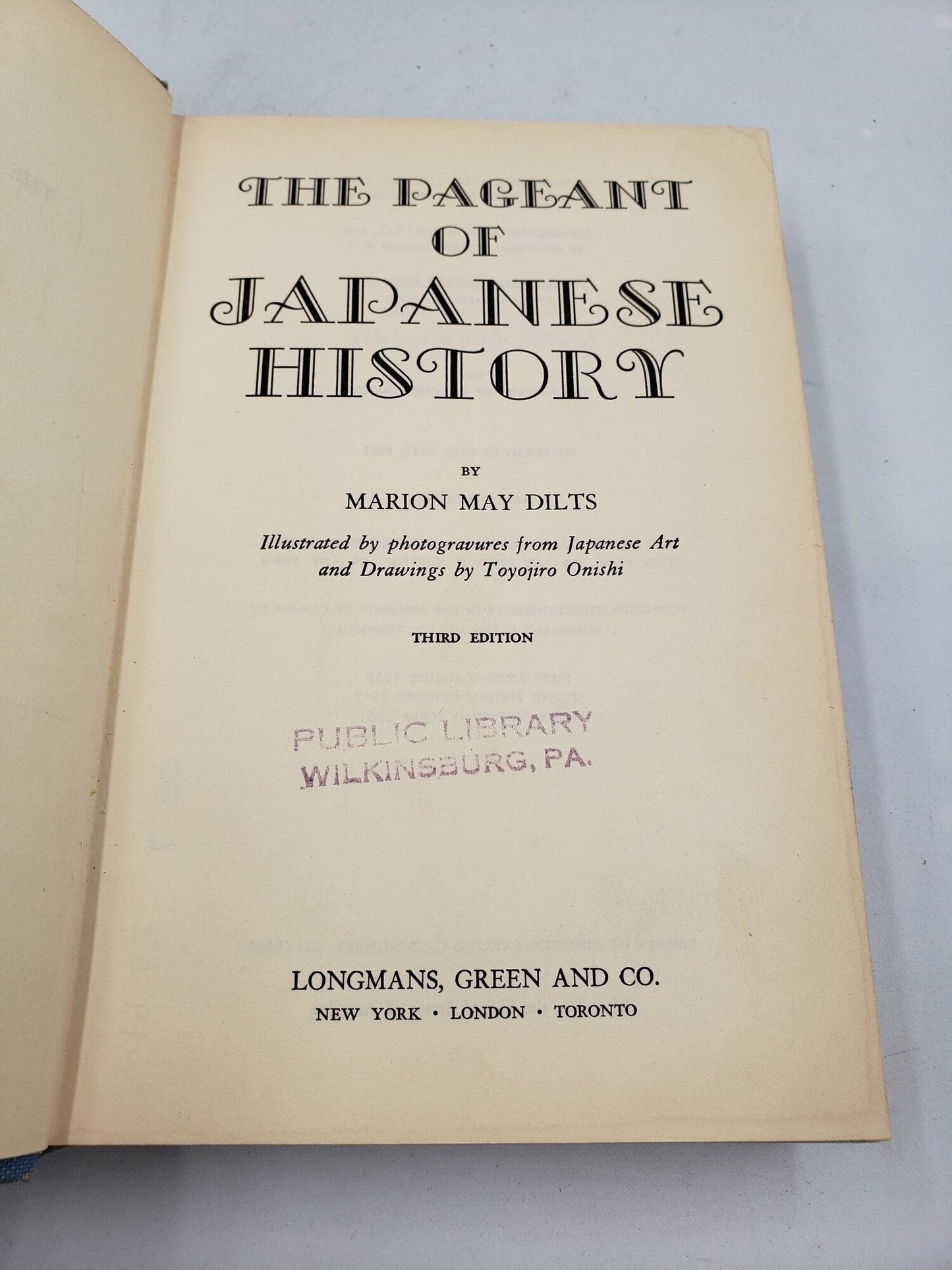 The Pageant Of Japanese History