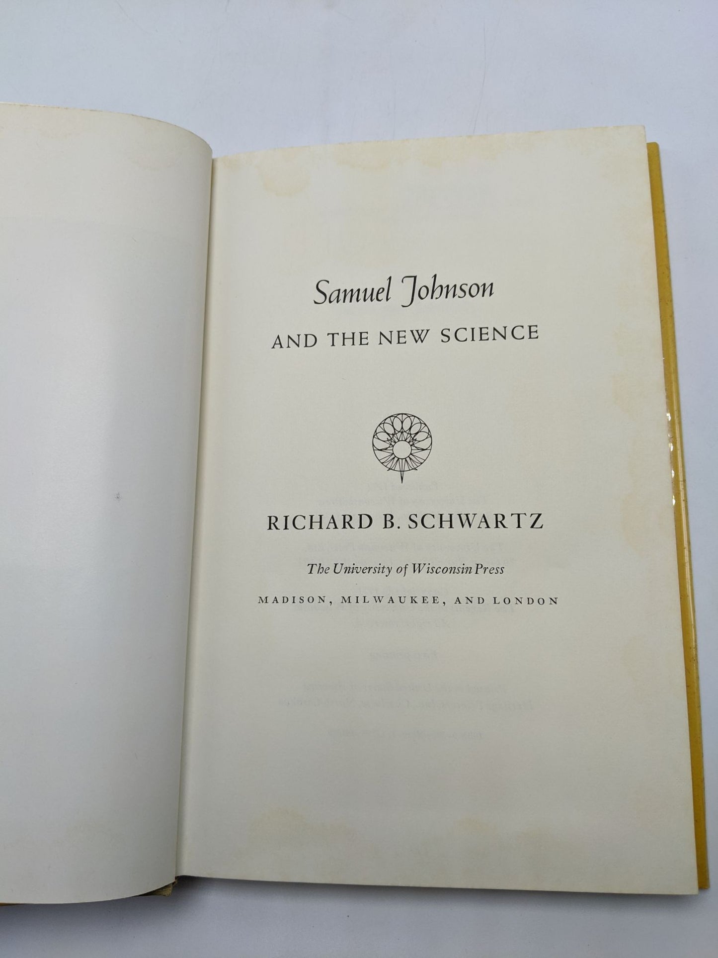 Samuel Johnson and the New Science
