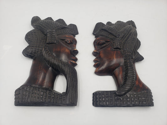 Decorative African Profile Plaques