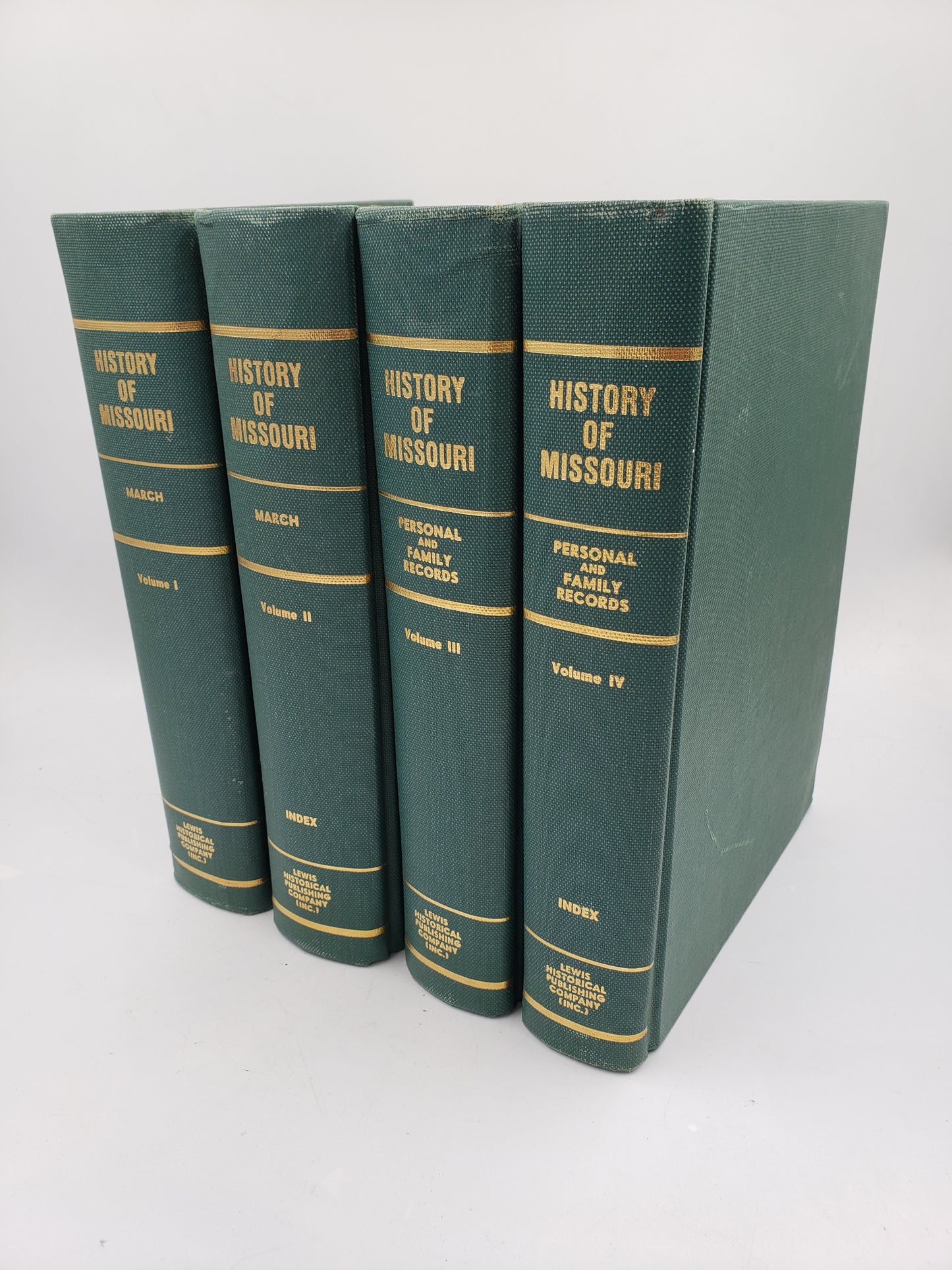 The History of Missouri (4 Volume Set)