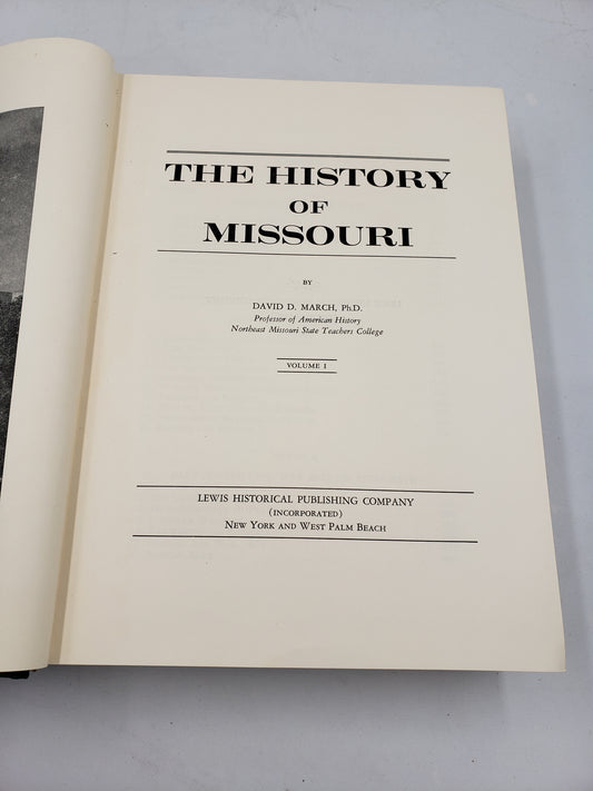 The History of Missouri (4 Volume Set)