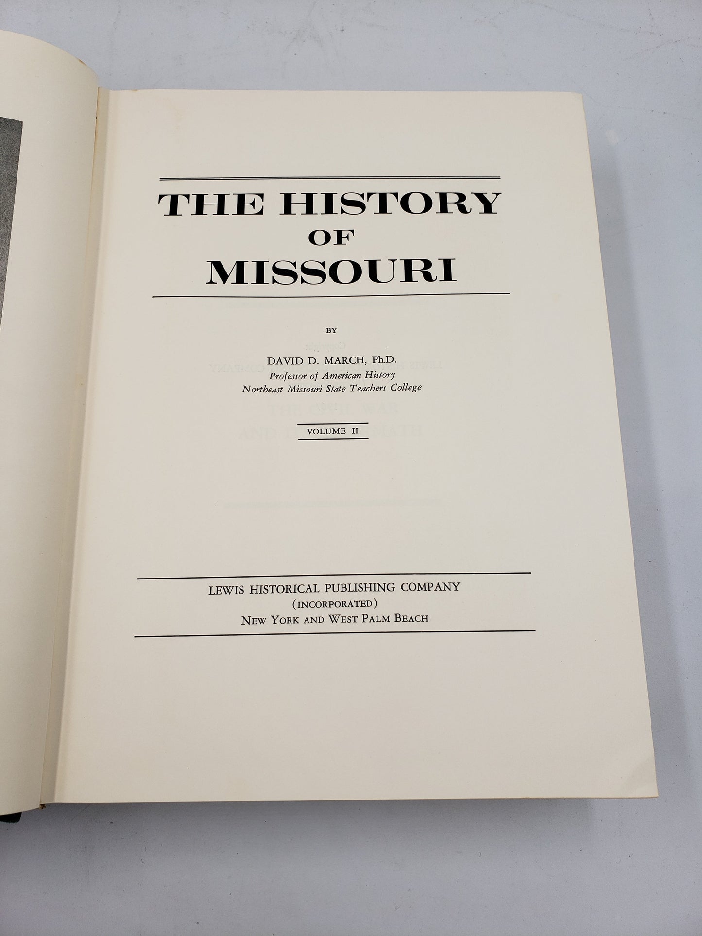 The History of Missouri (4 Volume Set)