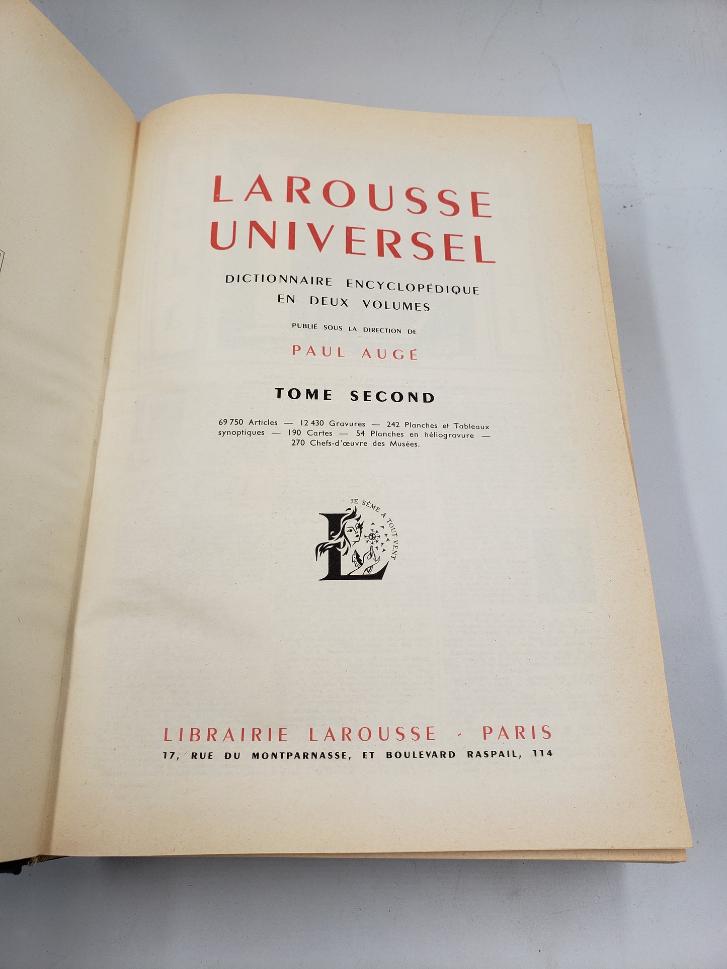 Larousee Universel (2 Volume Set)