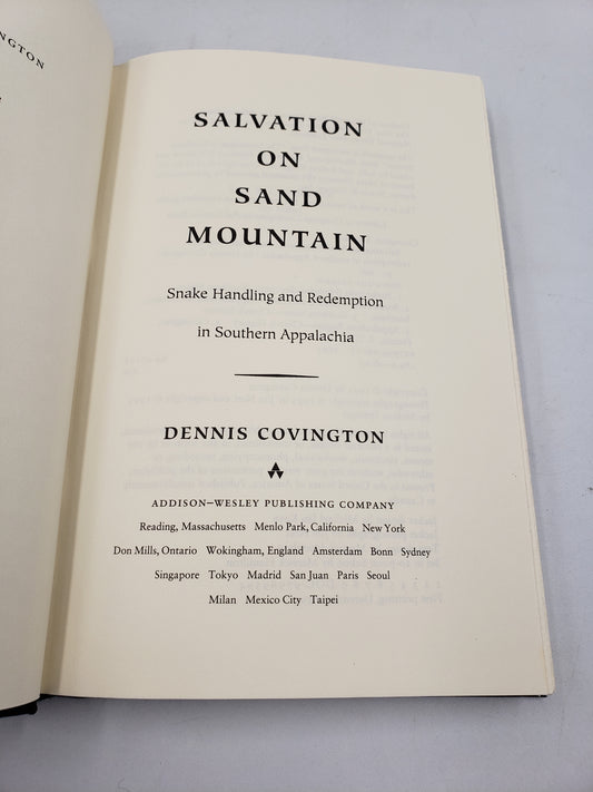 Salvation On Sand Mountain: Snake Handling and Redemption in Southern Appalachia