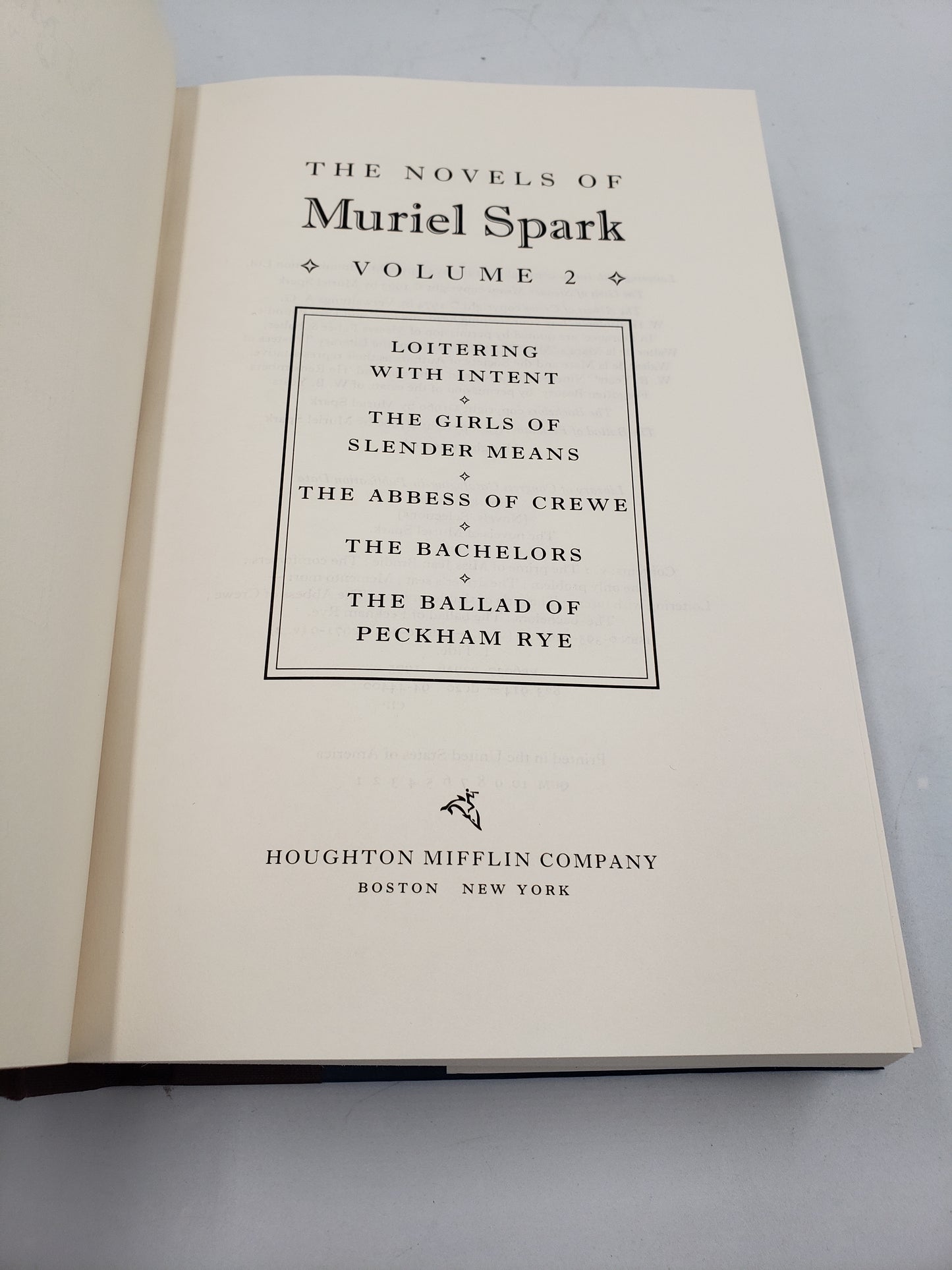 The Novels Of Muriel Spark (2 Volume Set)