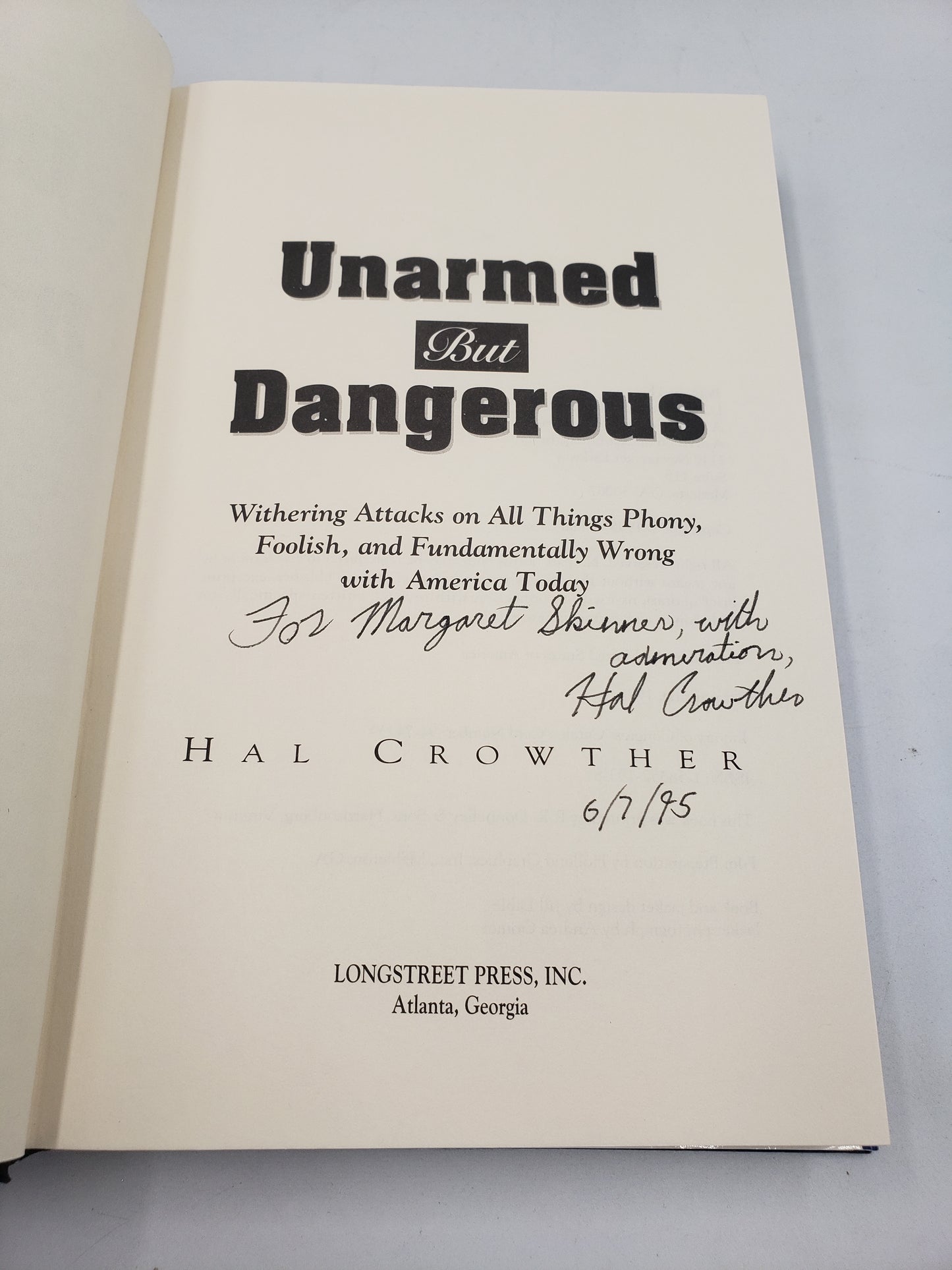 Unarmed But Dangerous