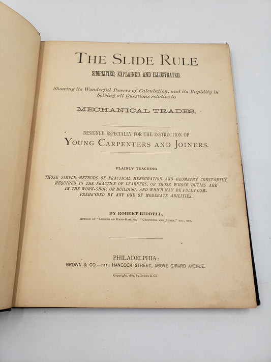 The Slide Rule: Simplified, Explained, And Illustrated