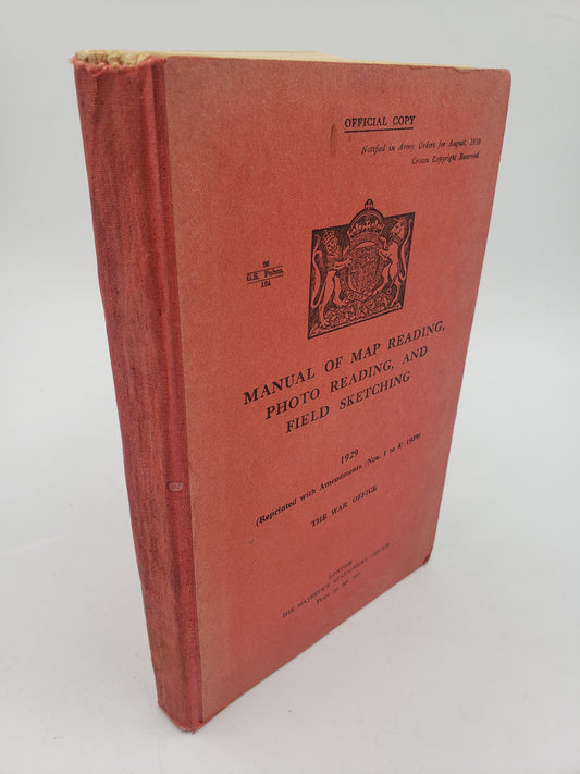 Manual Of Map Reading, Photo Reading, And Field Sketching