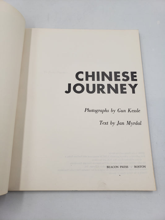 Chinese Journey: A sensitive essay in photographs and words of contemporary China