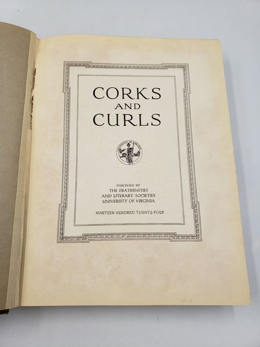 Corks And Curls: Annual Yearbook 1924 (Vol. 37)