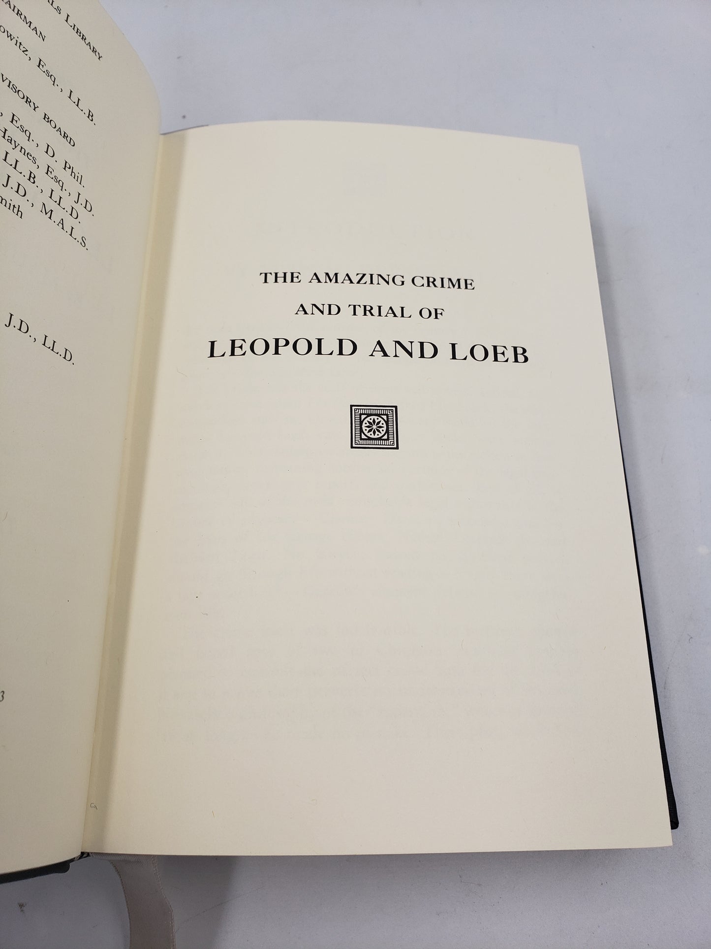 The Amazing Crime And Trial Of Leopold And Loeb