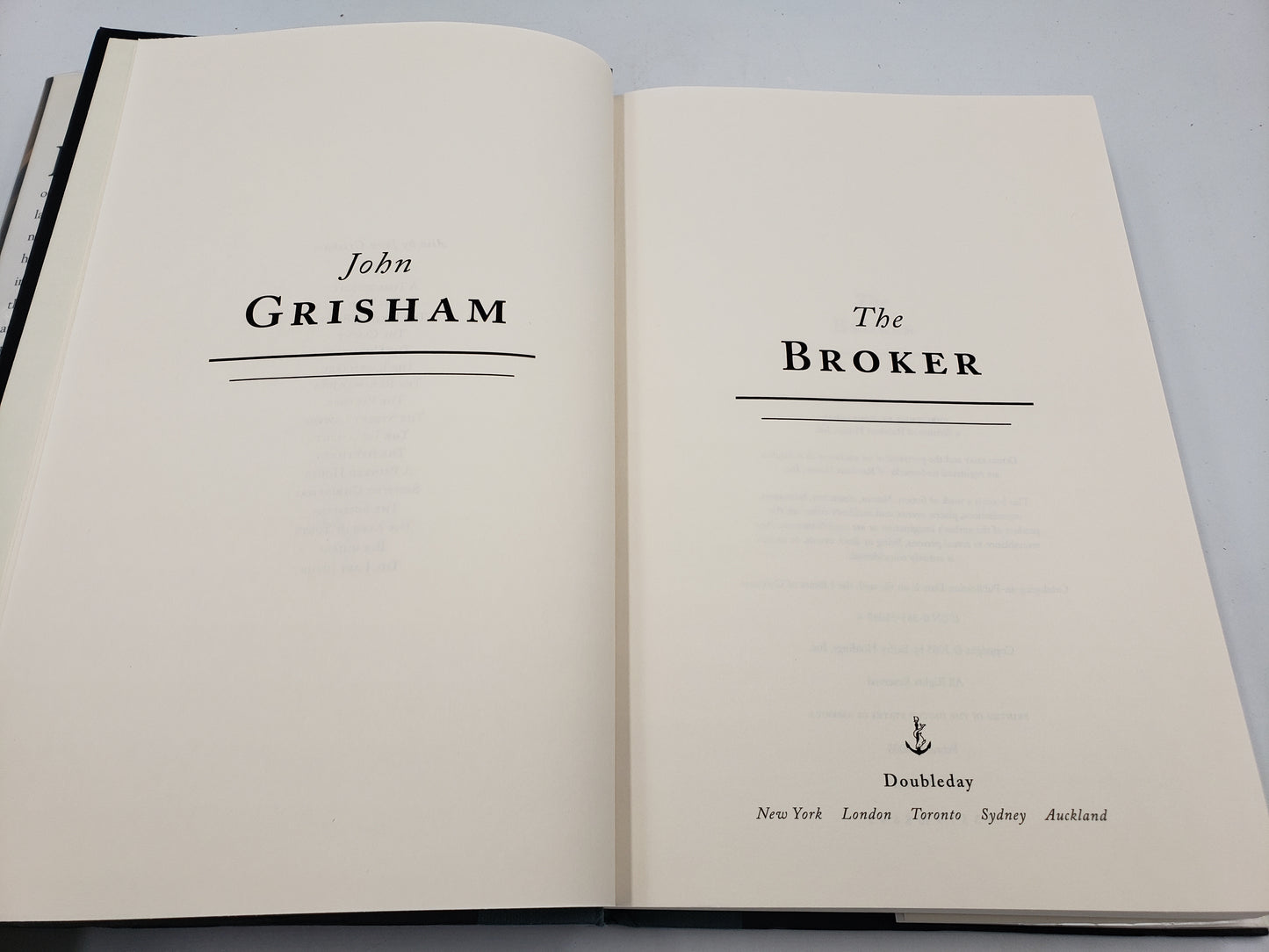 The Broker: A Novel