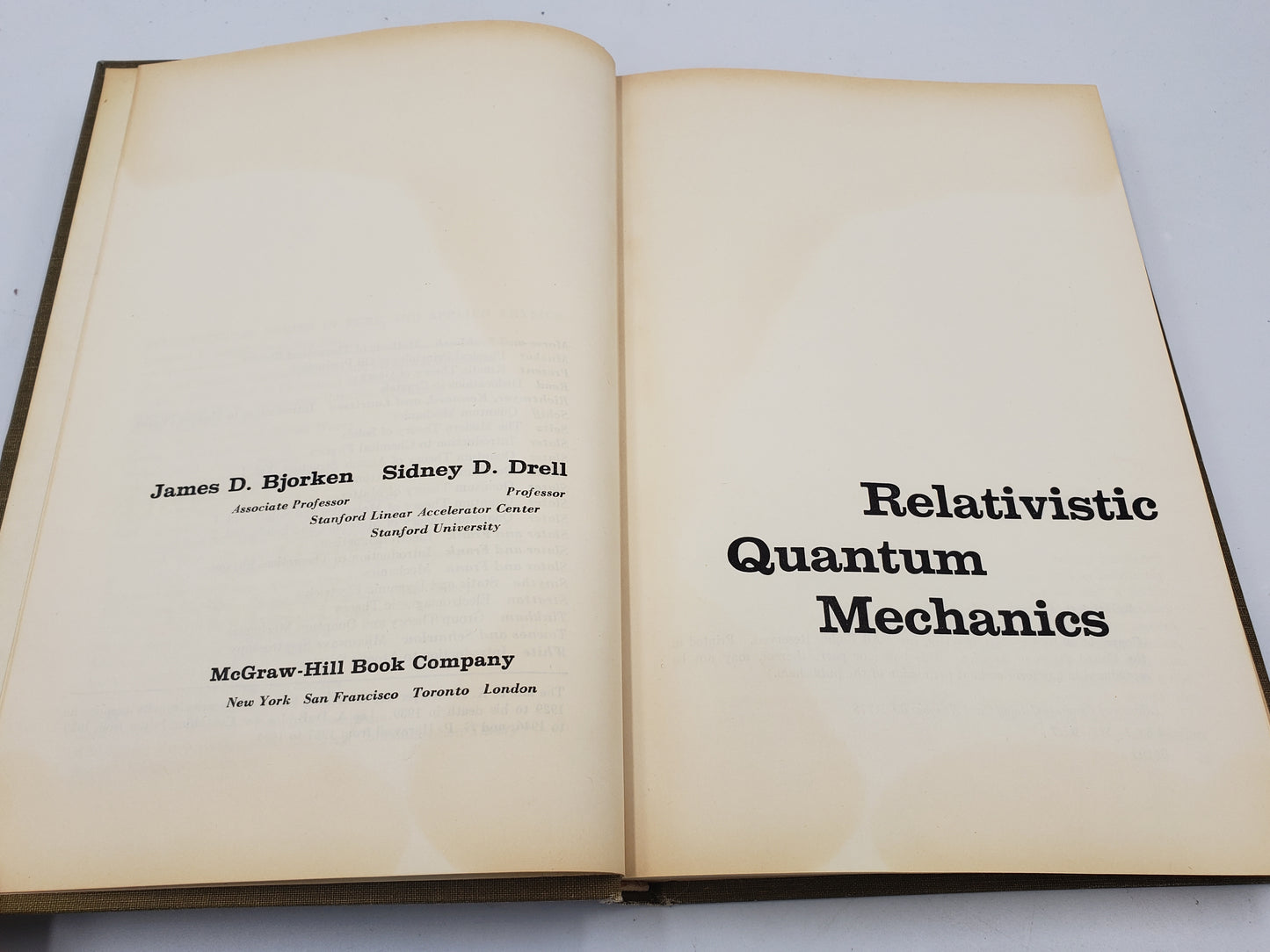 Relativistic Quantum Mechanics