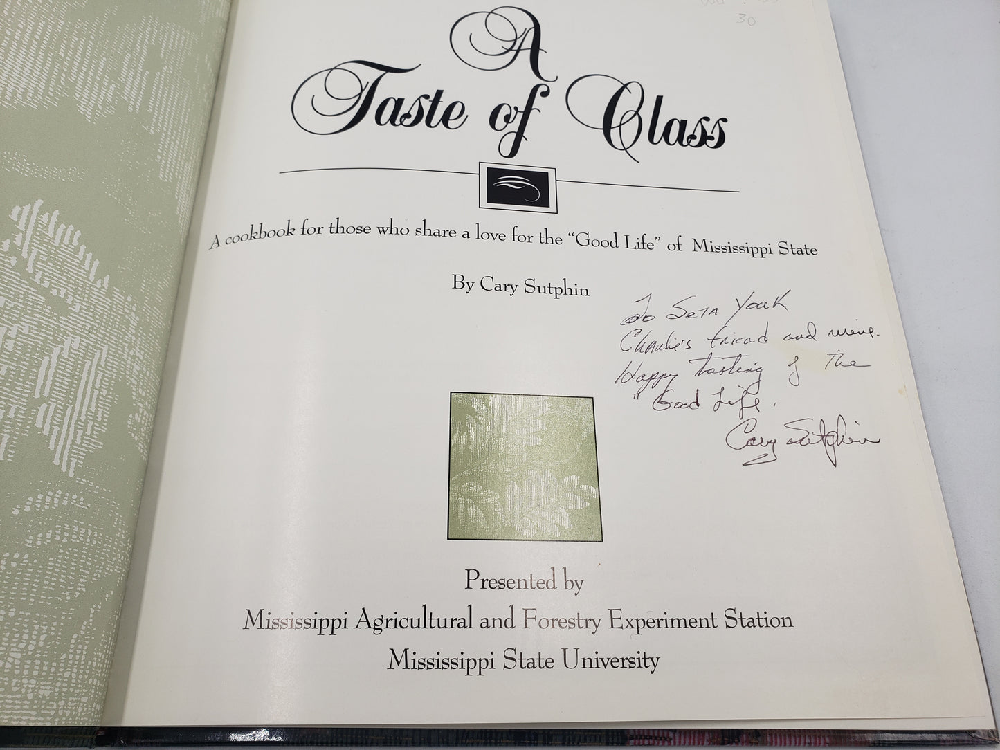 A Taste of Class