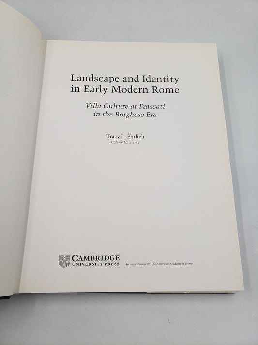 Landscape and Identity in Early Modern Rome