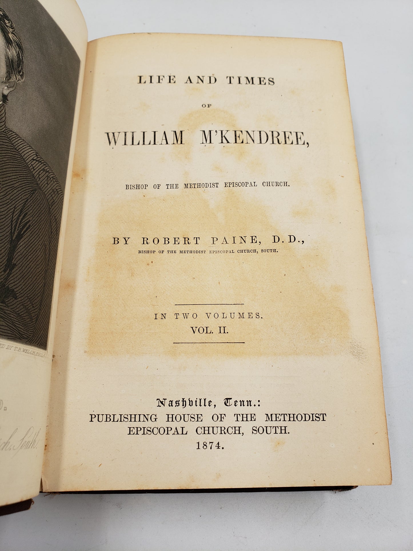Life And Times Of William M'Kendree, Bishop of the Methodist Episcopal Church (2 Volume Set)