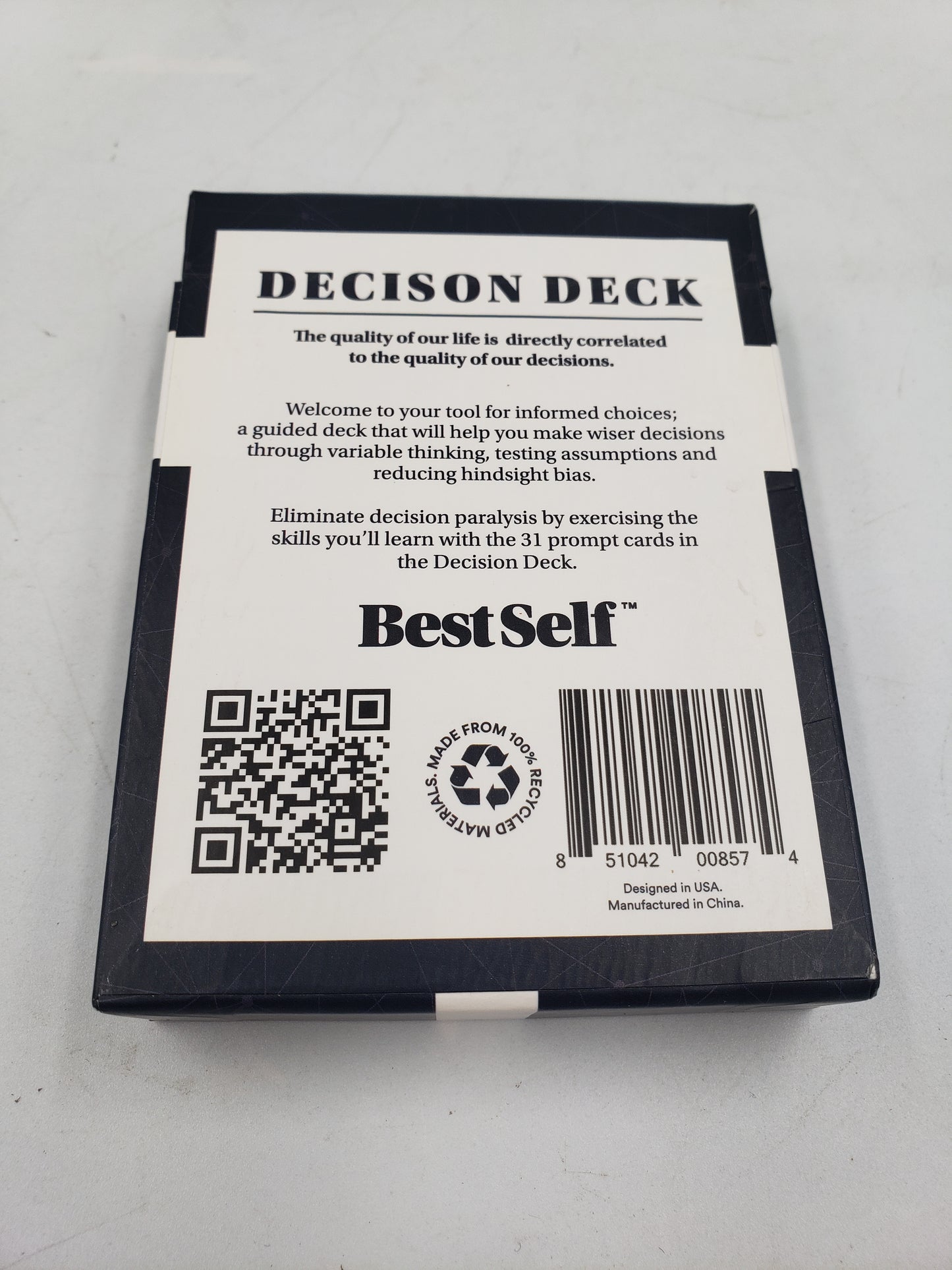 Decision Deck: A Framework For Informed Choices