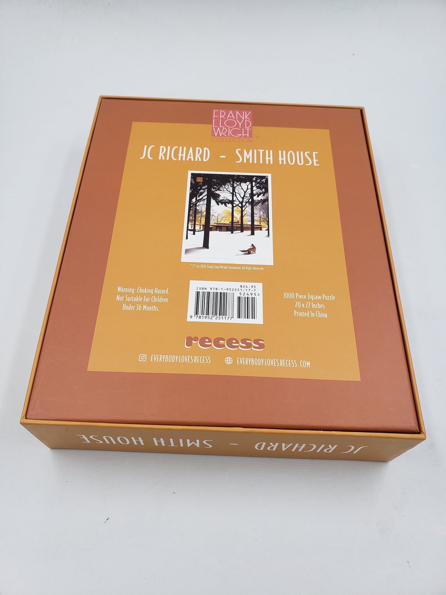 Frank Lloyd Wright Collection: JC Richard - Smith House 1000 Piece Puzzle
