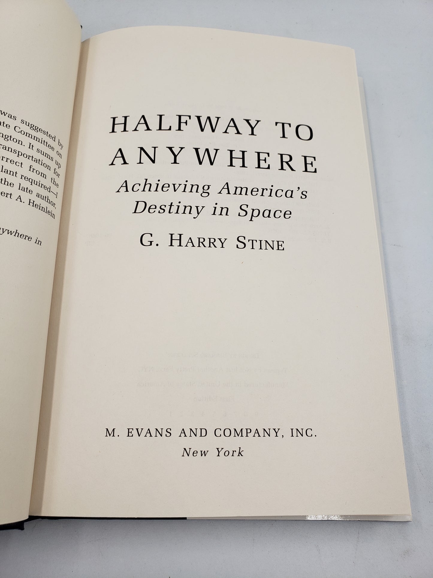 Halfway To Anywhere: Achieving America's Destiny In Space