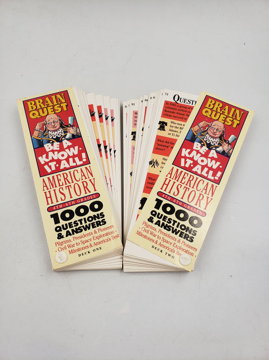 Brain Quest: American History (2 Decks)