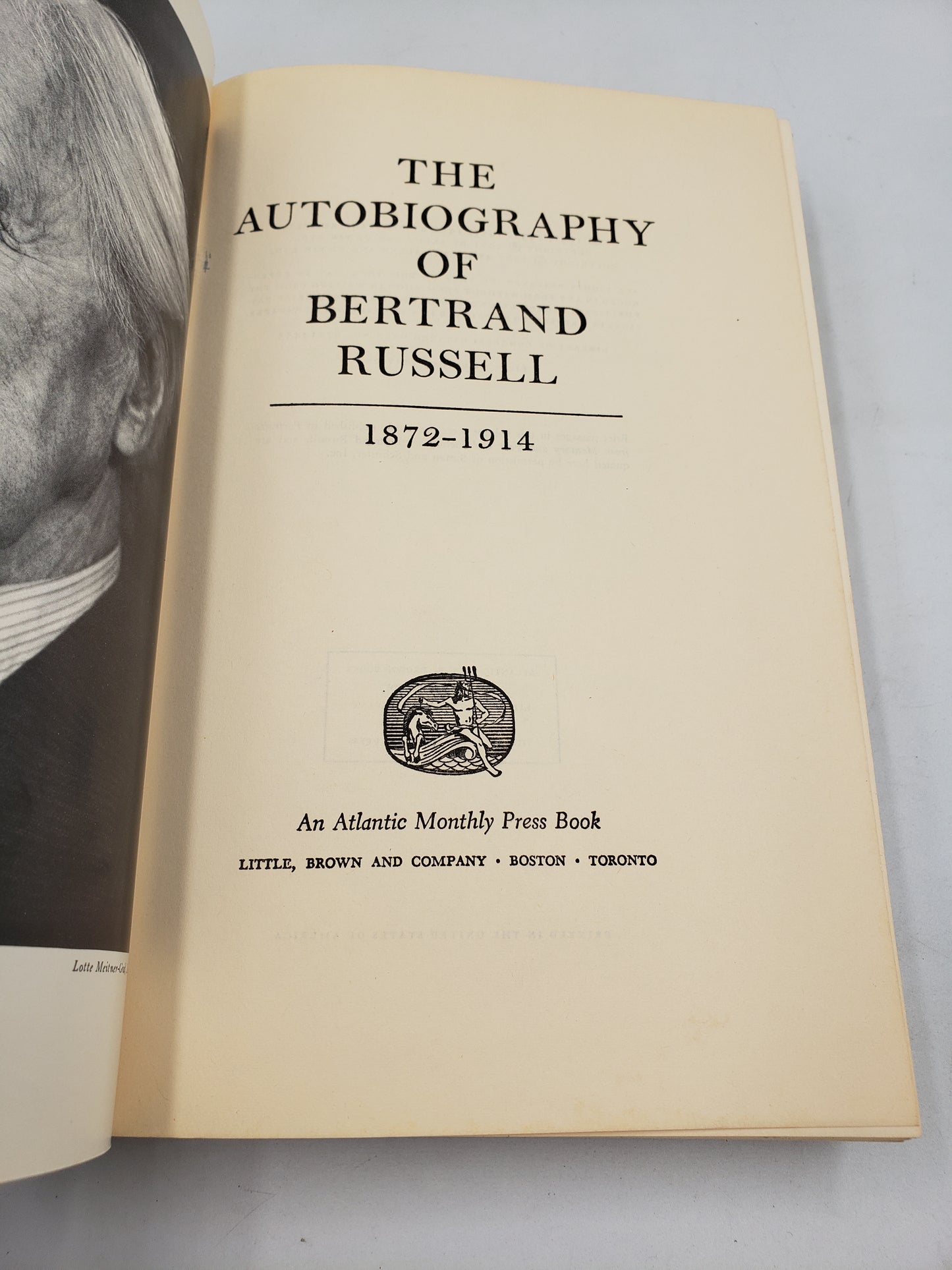 The Autobiography of Bertrand Russell: 1872-1914