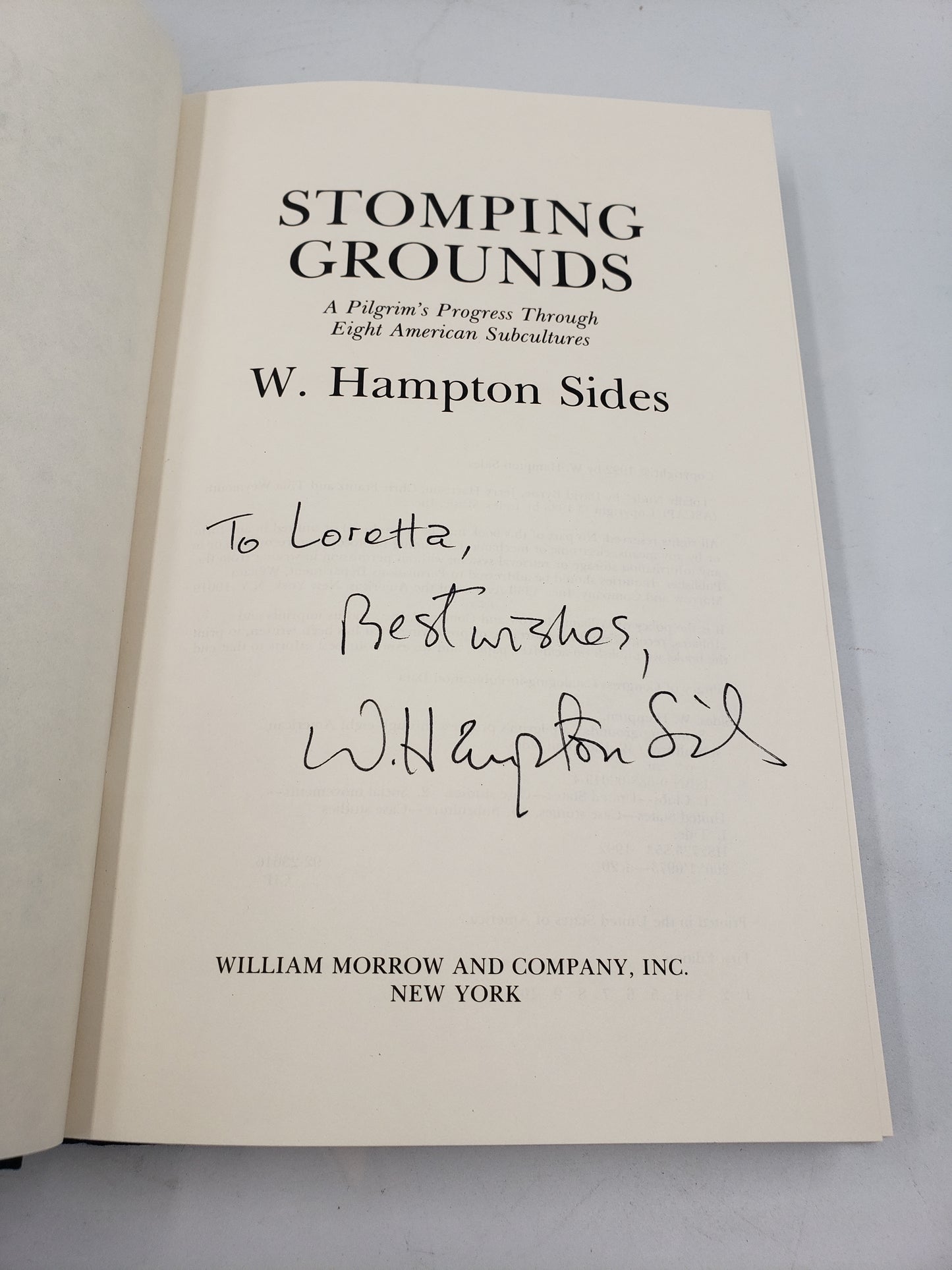 Stomping Grounds: A Pilgrim's Progress Through Eight American Subcultures.