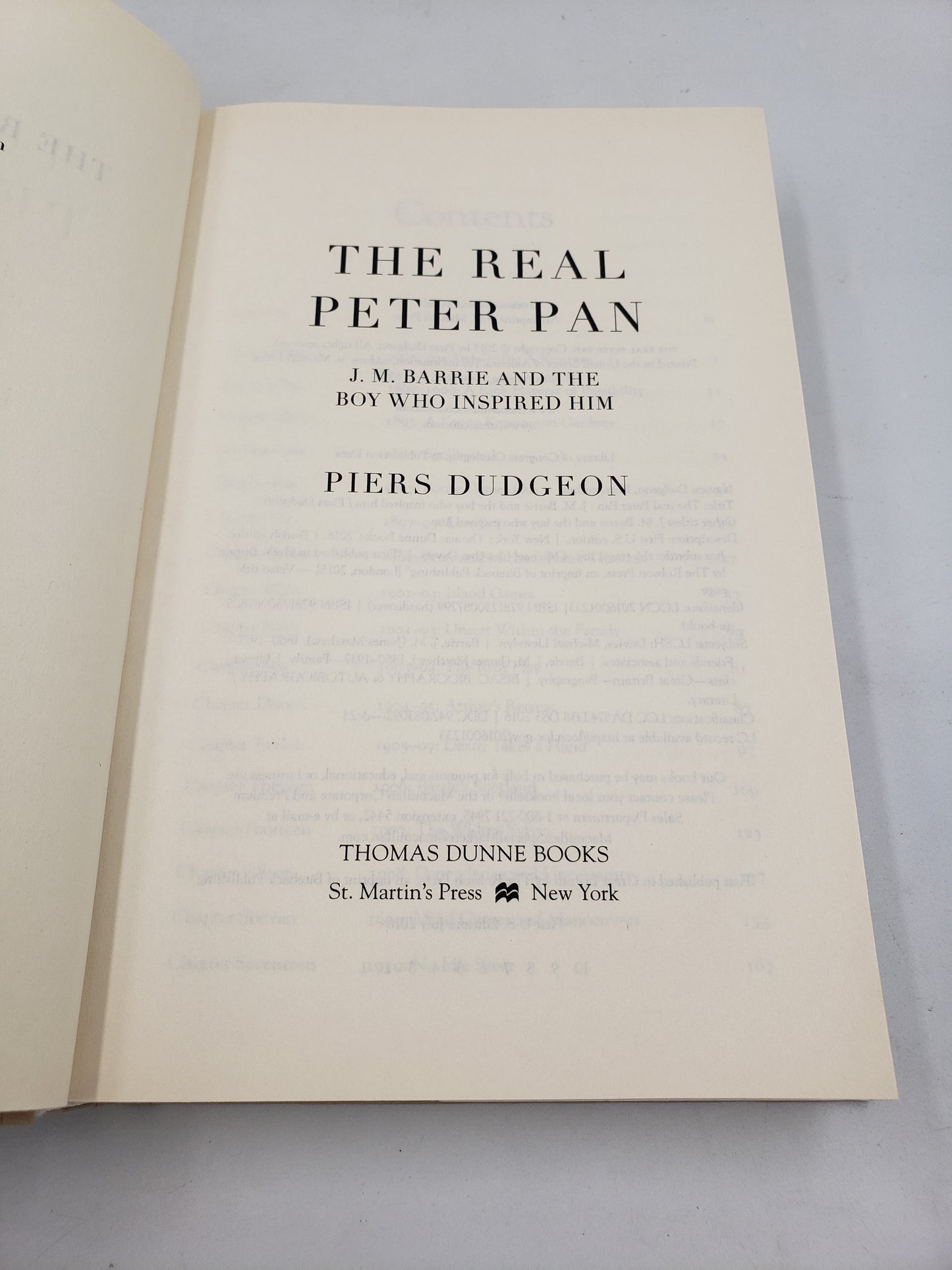 The Real Peter Pan: J.M. Barrie And The Boy Who Inspired Him
