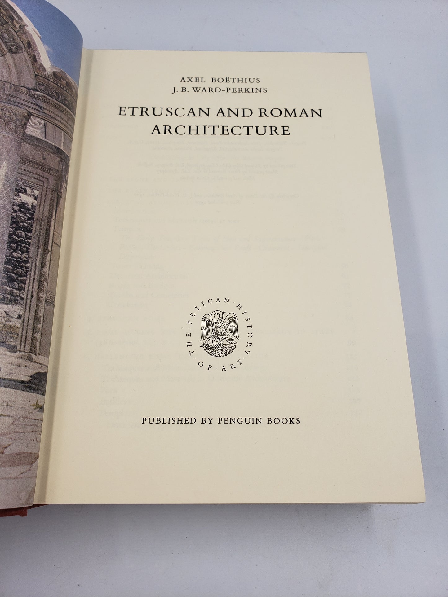 Etruscan And Roman Architecture