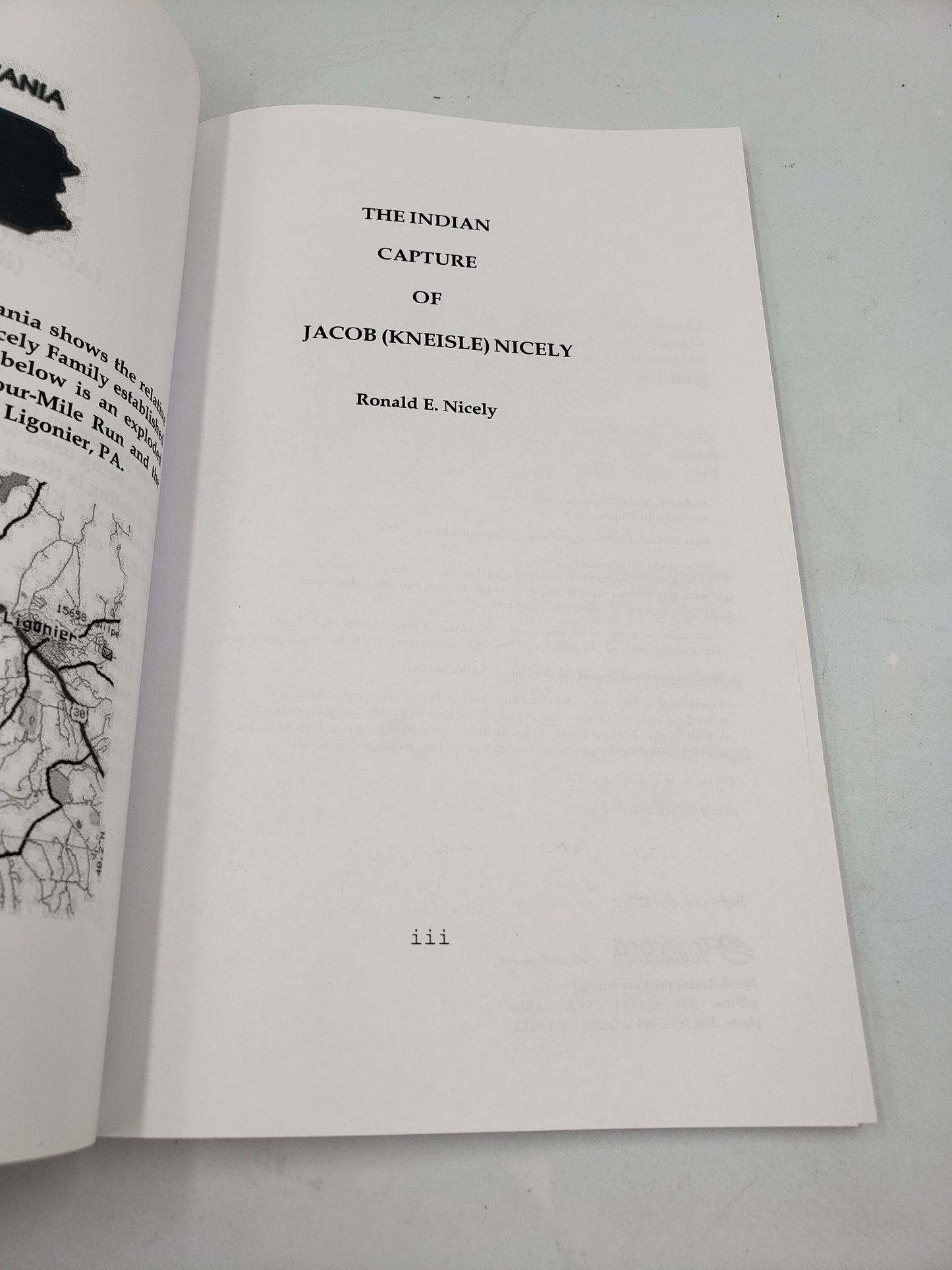 The Indian Capture of Jacob (Kneisle) Nicely