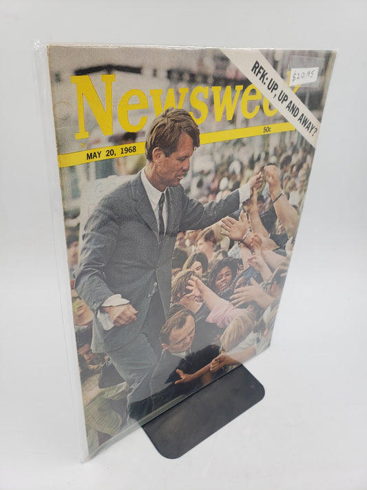 "RFK: Up, Up And Away?" Newsweek Magazine May 20, 1968