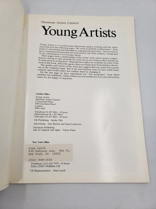 Young Artists Catalogue: 41 British Illustrators