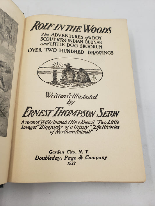 Rolf In The Woods: The Adventures of a Boy Scout With Indian Quonab and Little Dog Skookum