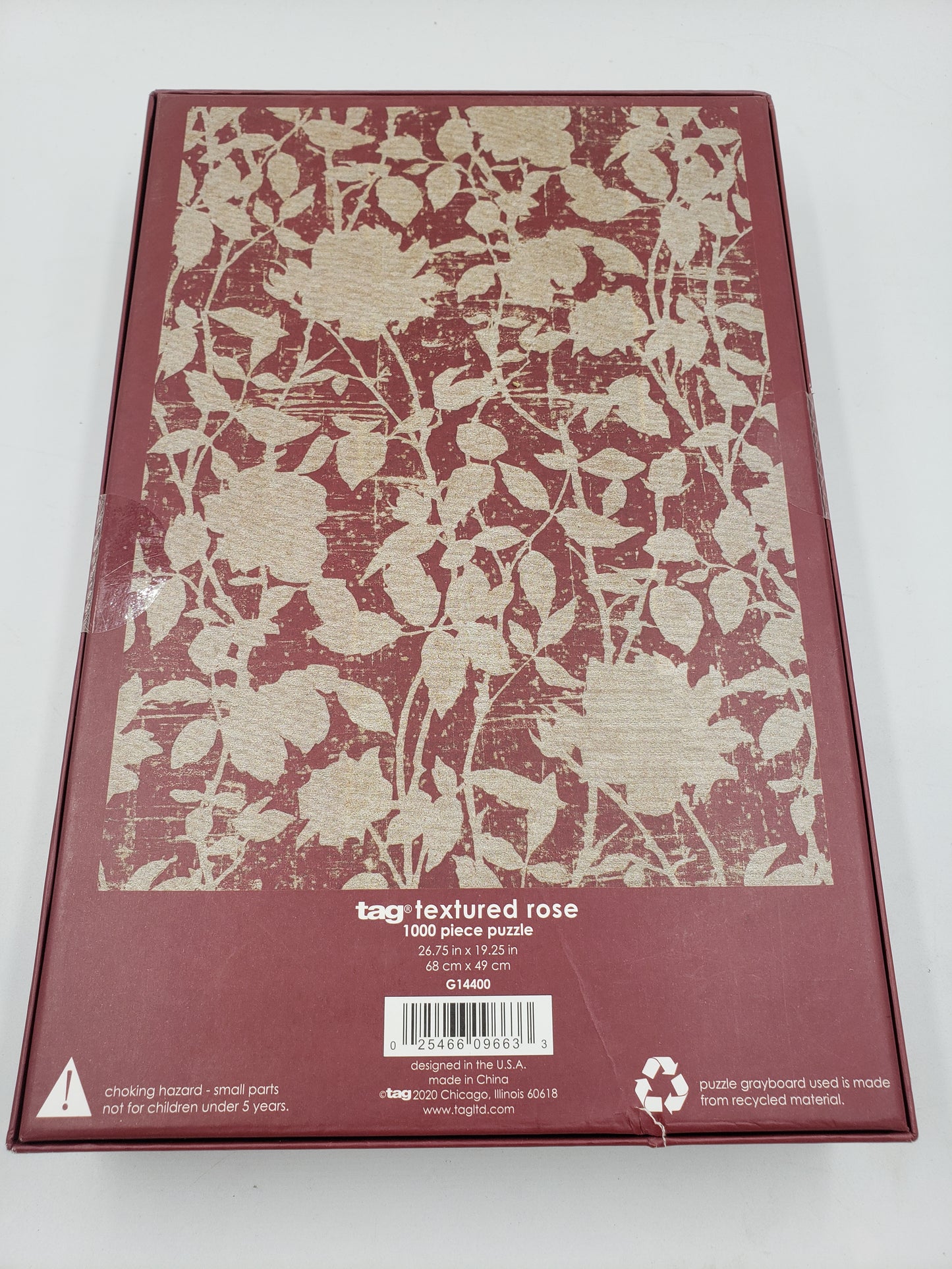 Textured Rose 1,000 Piece Jigsaw Puzzle