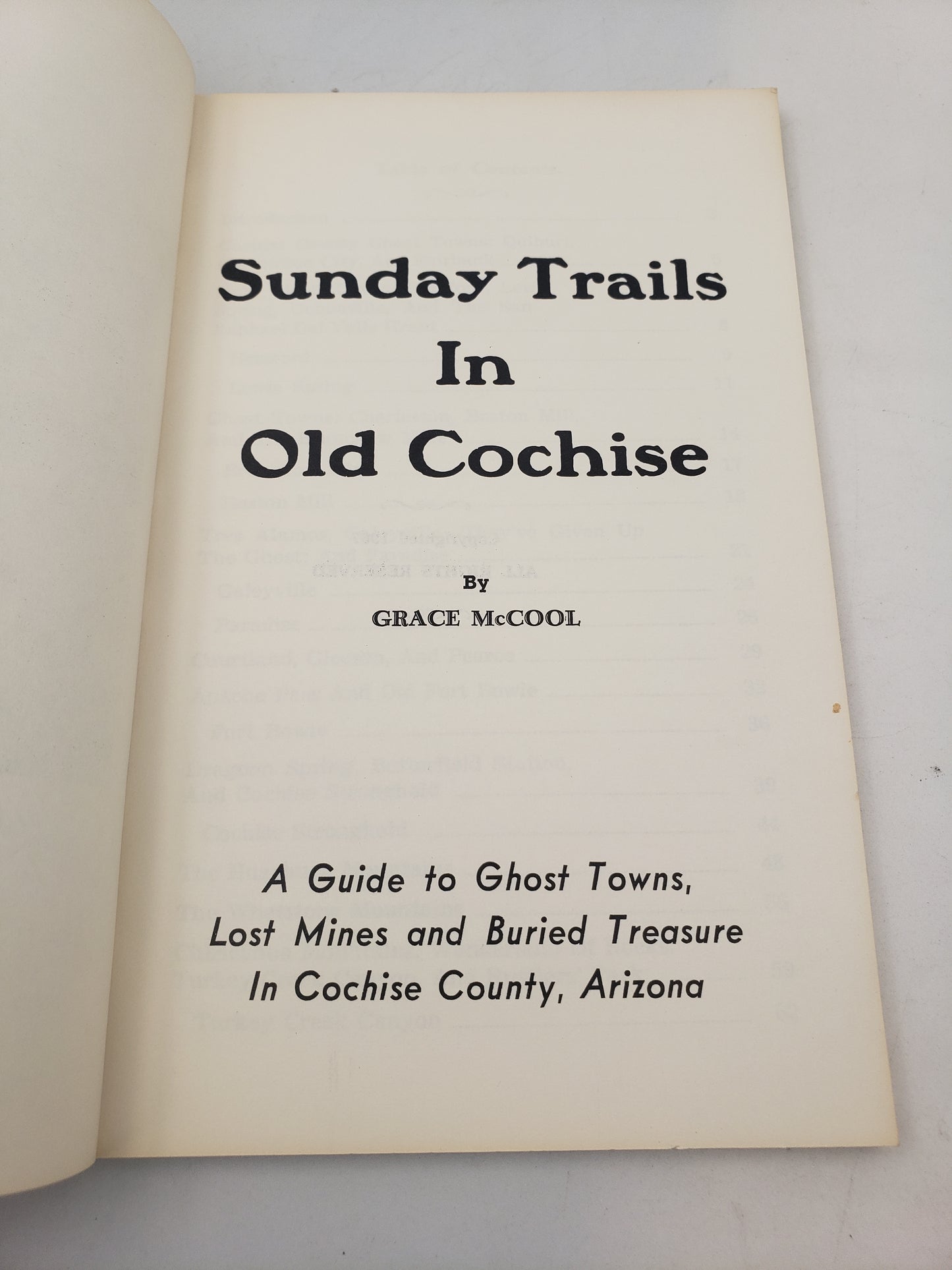 Sunday Trails In Old Cochise
