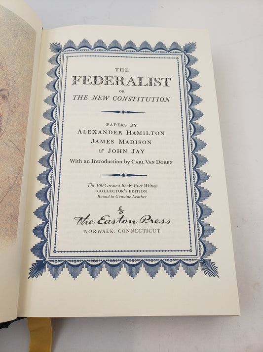 The Federalist or The New Constitution