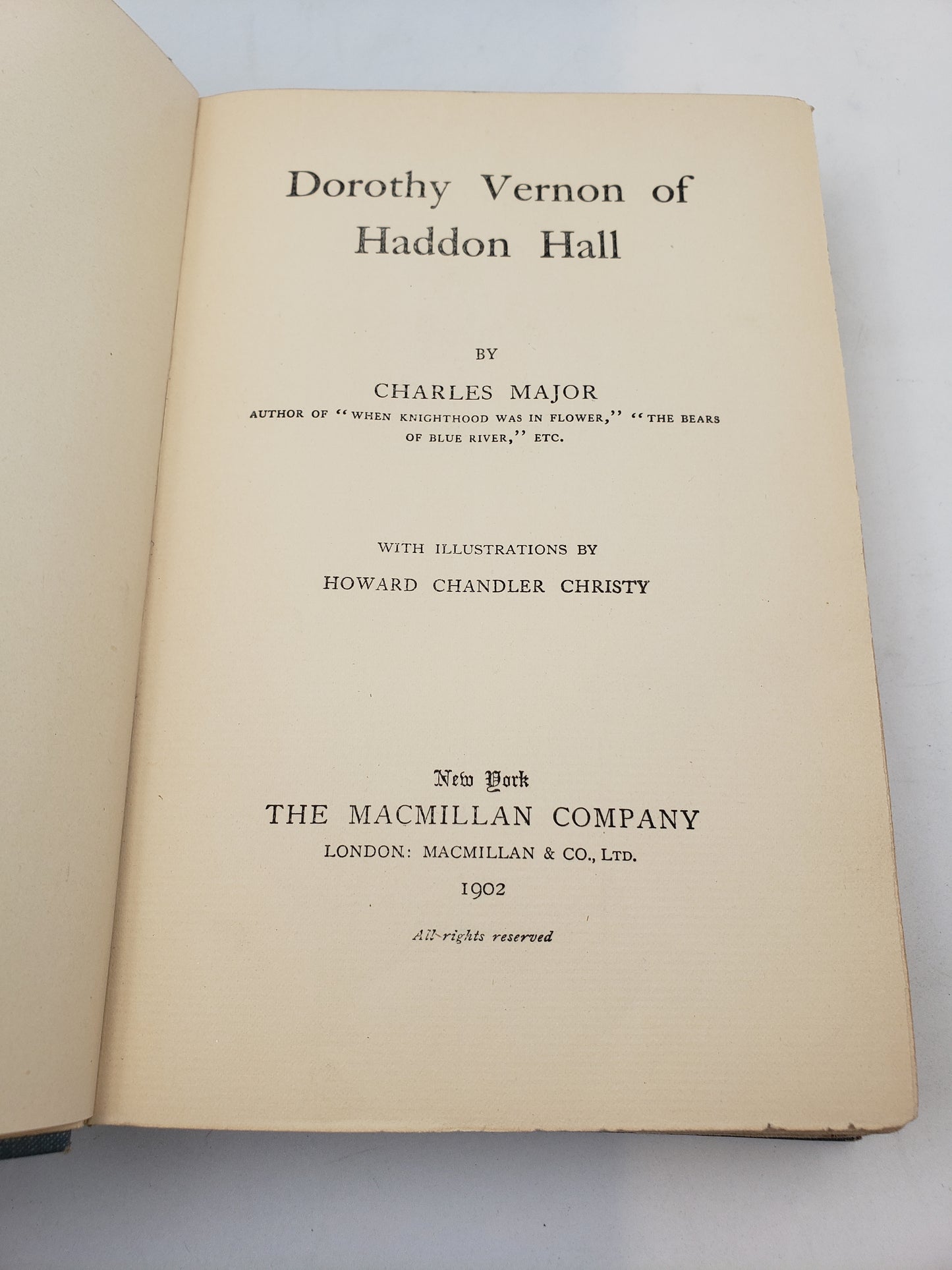 Dorothy Vernon of Haddon Hall