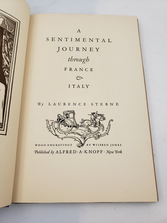 A Sentimental Journey through France and Italy