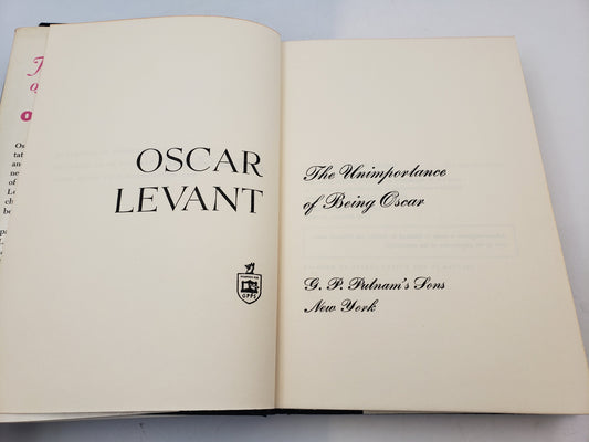 The Unimportance of Being Oscar