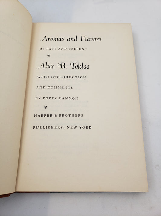 Aromas and Flavors of Past and Present: A Book of Exquisite Cooking