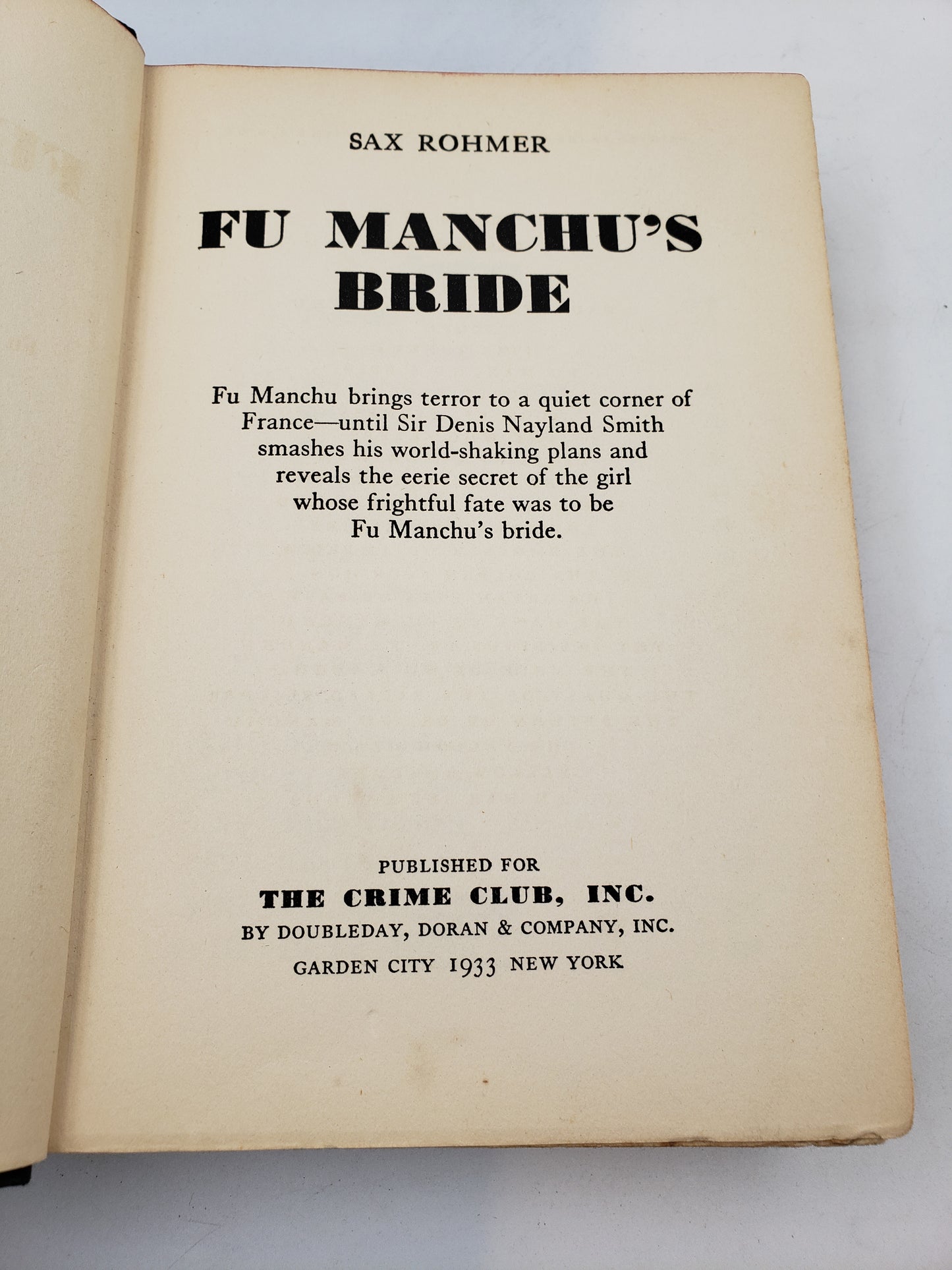 Fu Manchu's Bride