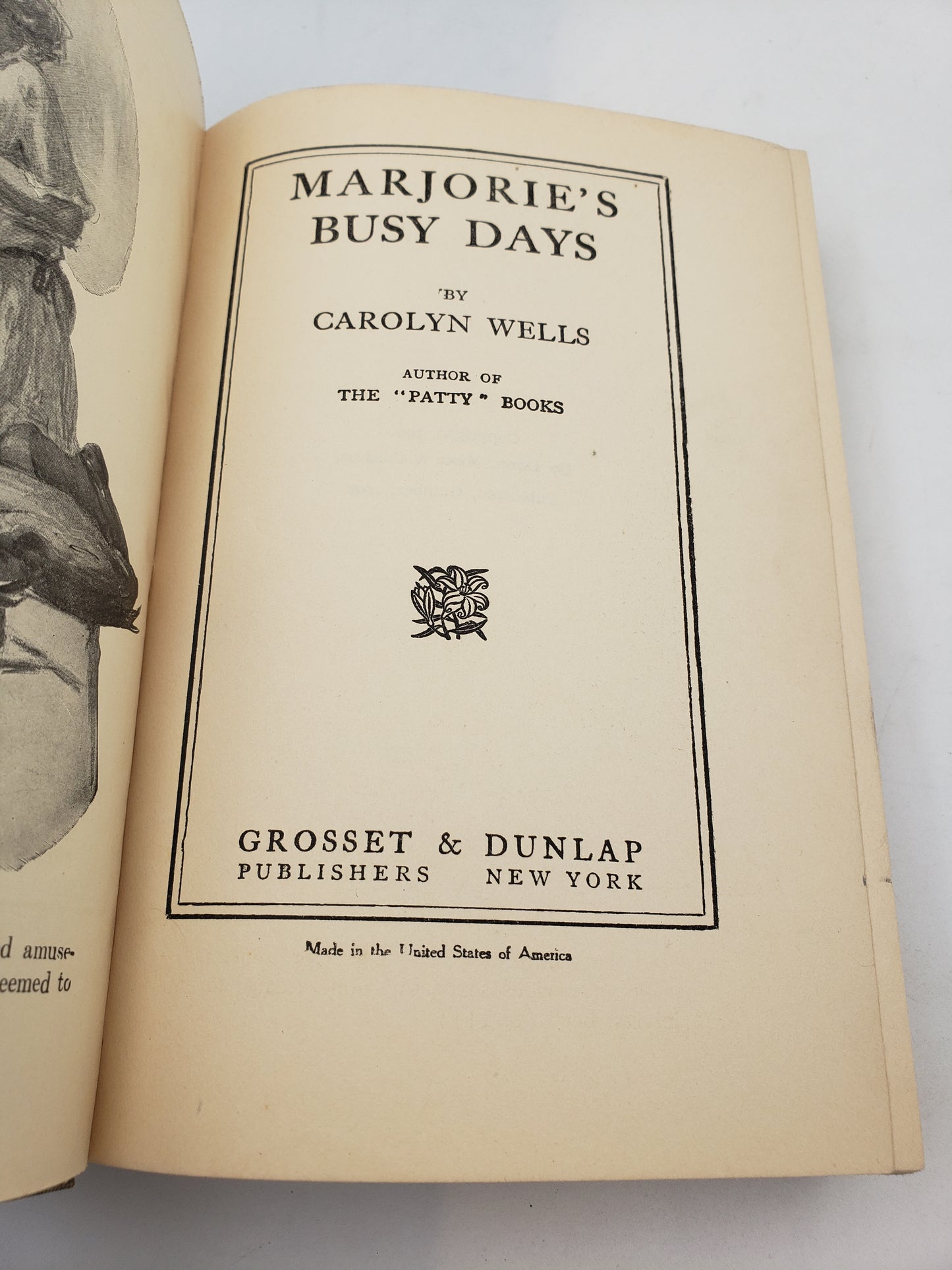 Marjorie's Busy Days