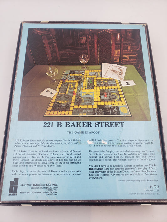 221b Baker Street: The Master Detective Game