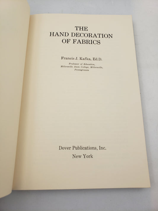 The Hand Decoration Of Fabric