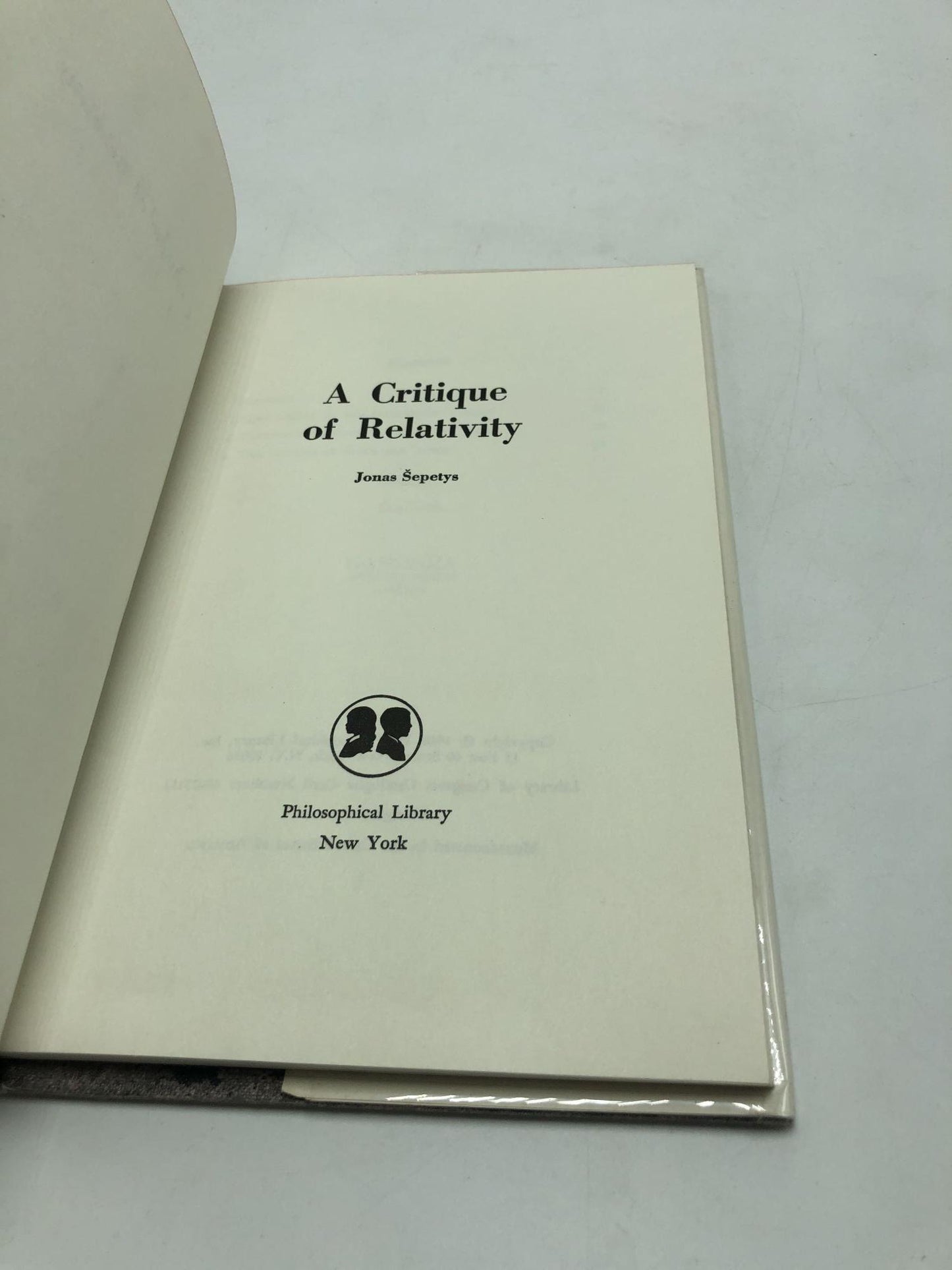 A Critique of Relativity