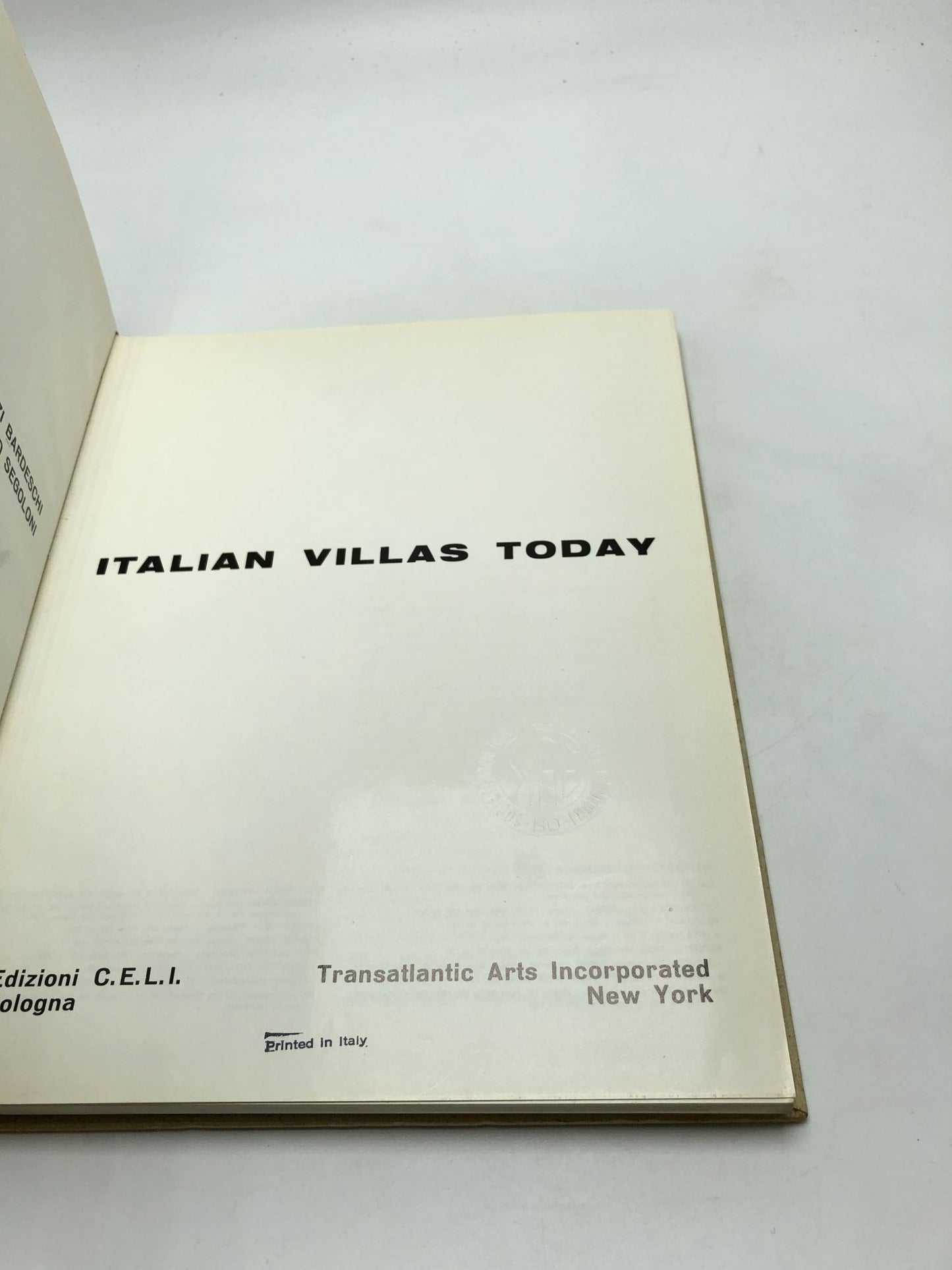 Italian Villas Today